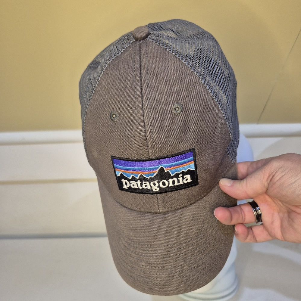 Patagonia Brown and Gray Trucker Hat